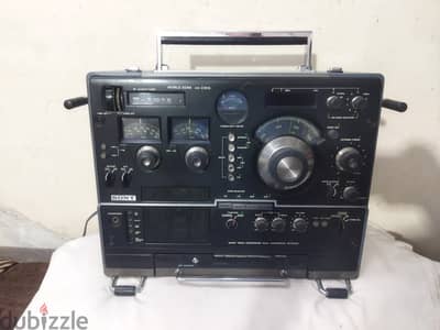 راديو سوني موديل CRF-330K بحاله ممتازه نادره لم يفتح