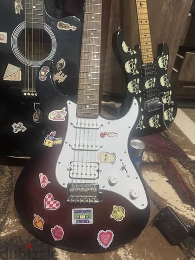 Pa112 pacifca sun burst edition perfect condition  hss active pickups