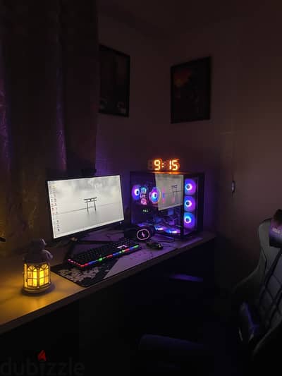 تجميعة PC GAMING شبه جديد مستخدم ٥ شهور