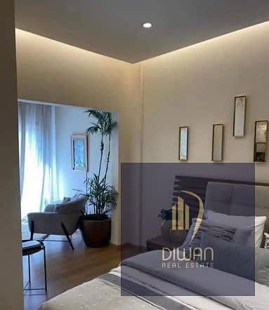 Ready to move ultra super lux apartment in the heart of New Capital! Only 657k down payment & open Green River view.