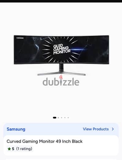 Curved Gaming Monitor 49 Inch