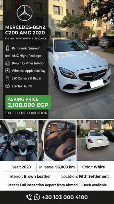 Mercedes-Benz C200 2020 AMG Night Package