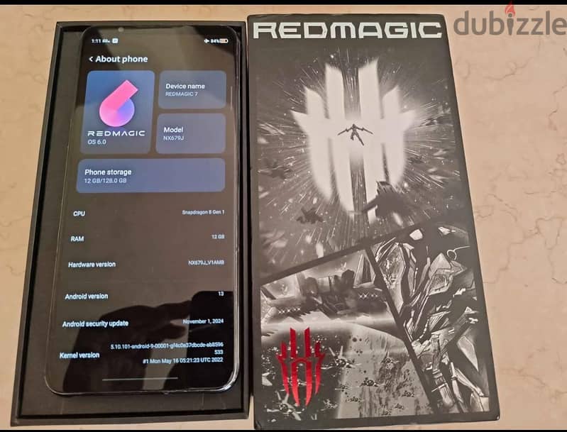 ZTE Red Magic 7 Black With Box 2