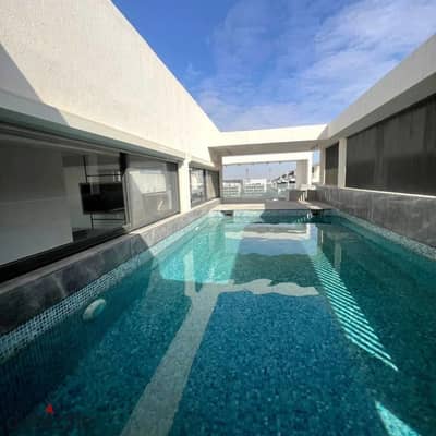 duplex smart home with private pool
