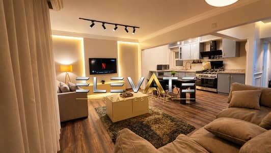 apartment 140m with garden 40m furnished for rent at stone residence  compound new cairo