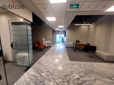 Office headquarters of 191m furnished air-conditioned for rent in Cairo Festival City CFC, Fifth Settlement