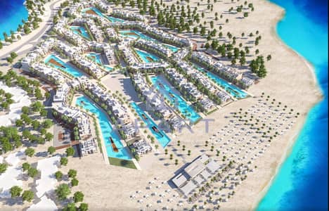 شاليه بنتهاوس 3 غرف موقع مميز سي فيو في مانجروفي الجونة البحر الاحمر سعر مناسب