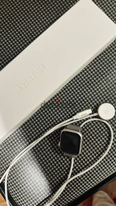 Silver apple watch for sale