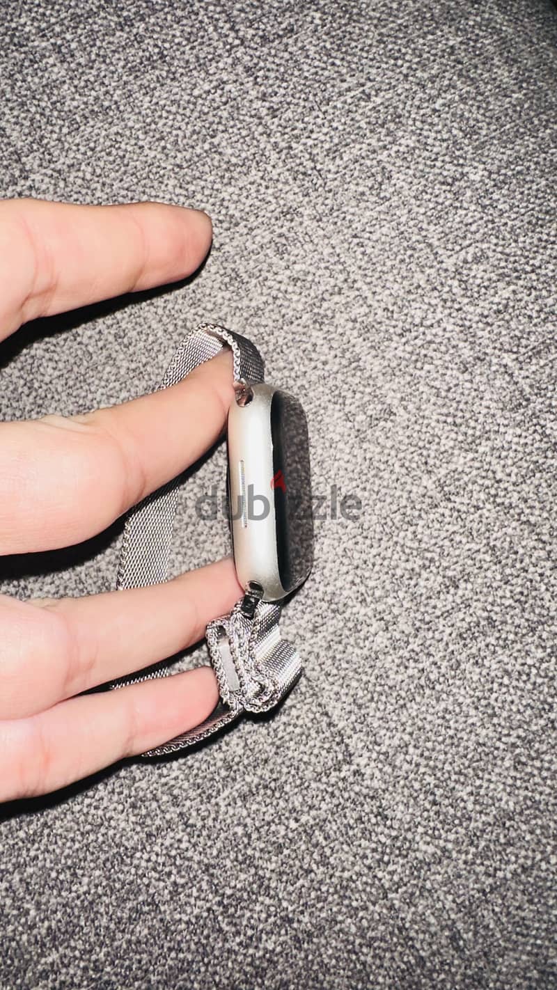 Silver apple watch for sale 4