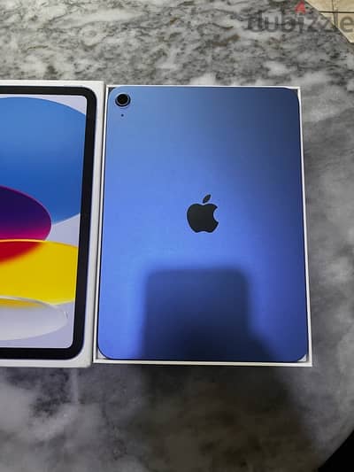 Apple ipad a16 11th gen with charger, box, esr pencil, and case.