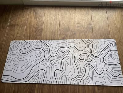White mouse pad 40x90