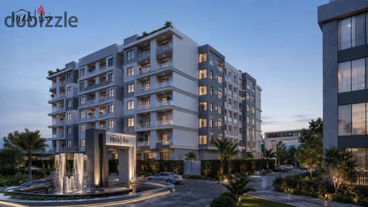 In Sheikh Zayed Old, a two-bedroom apartment with a garden for sale at an advance of 396 thousand and installments over 8 years with a landscape view, semi-finished.