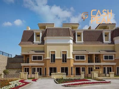 فيلا استلام فوري للبيع بخصم كاش 50% وتقسيط سعر الكاش على سنة في سراي Sarai القاهرة الجديدة بجوار مدينتي دايركت على طريق السويس
