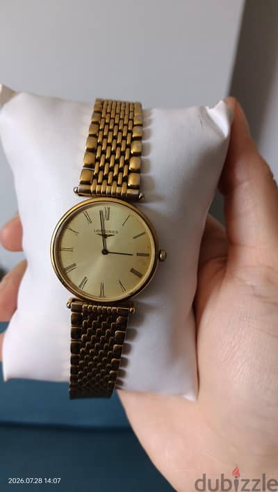 ساعة سويسرية فاخرة أصلية ماركة لونجين (Longines La Grande Classique)