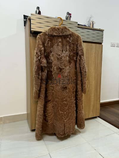 Timeless Vintage Luxury Sheepskin Shearling Coat