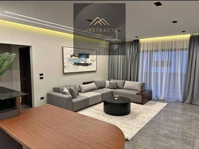 In the final phase of Taj City a 3-bedroom apartment for sale in installments over 10 years in front of the Kempinski Hotel and Cairo Airport