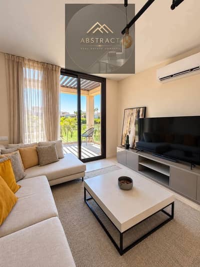 Apartment for sale with a VIP view overlooking the landscape, in a prime location, in Taj City, directly opposite the Marriott Hotel in New Cairo, con