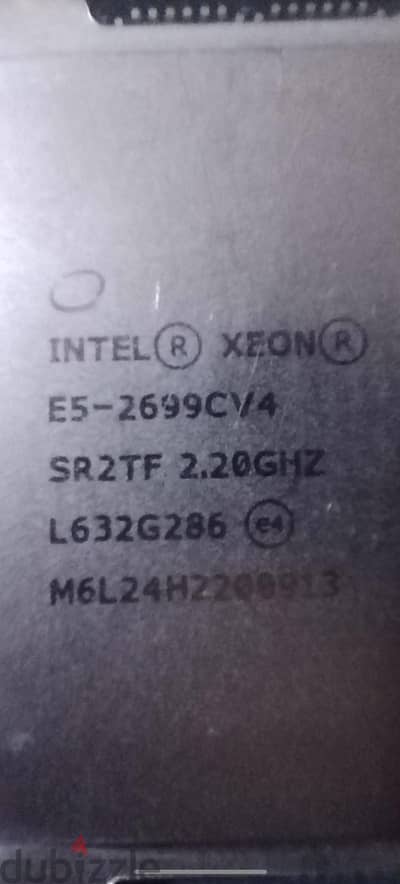 processor intel xeon E5-2699V4 بروسيسور