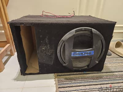 sabwoofer ALPINE + GM PIONEER with BOX