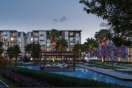 Apartment of 103 sqm for sale at Tesla Residence directly on Al-Wahat Road with a down payment of 485 thousand and installments over 12 years next to Mall of Egypt and Sheikh Zayed