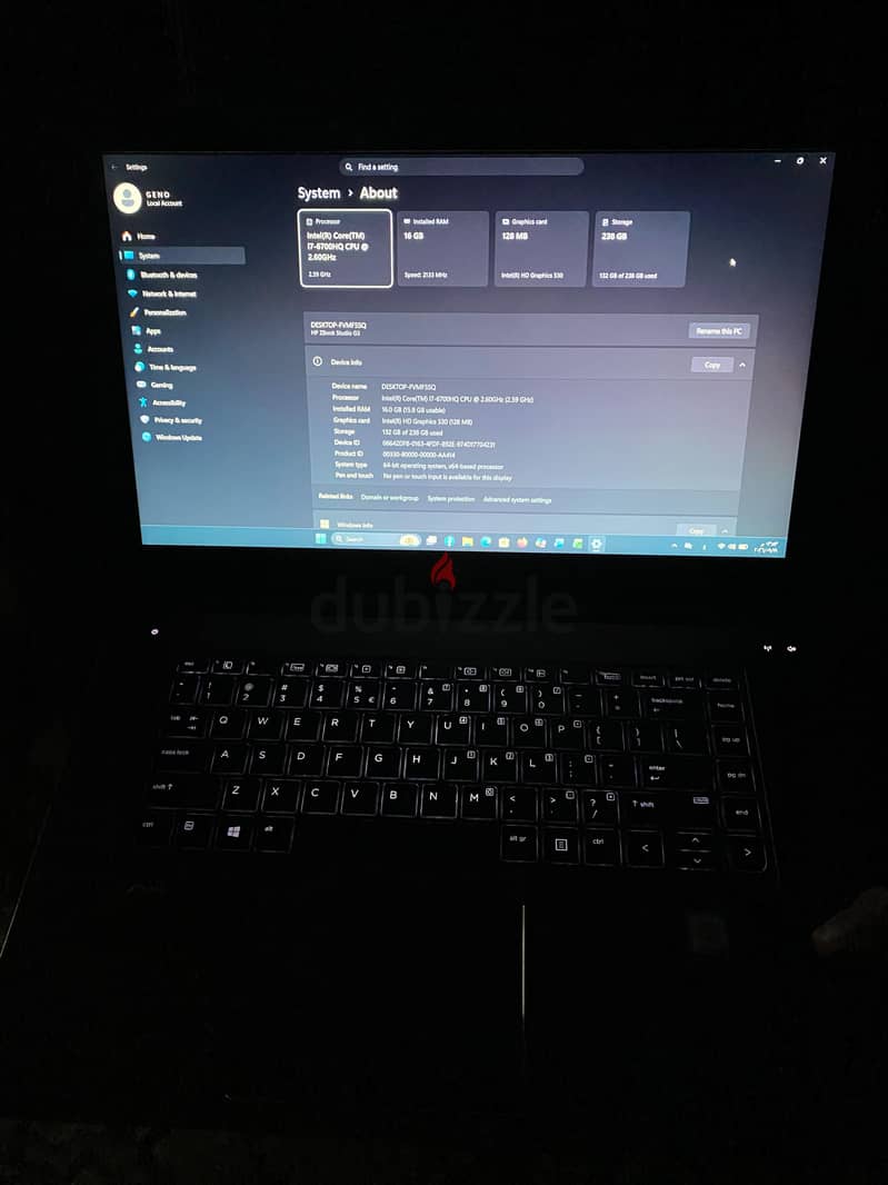 Hp zbook g3 1