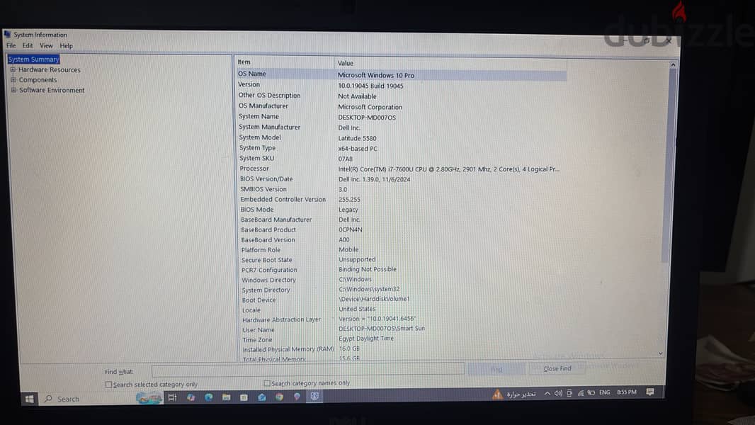 dell latitude 5580 4