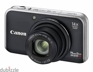 كاميرا Canon PowerShot sx 210 بحالة الجديده