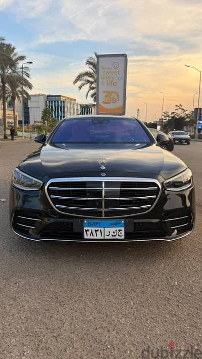 سياره مرسيدس s للايجار اليومي بالسواق متاح كل السيارات kasem cars