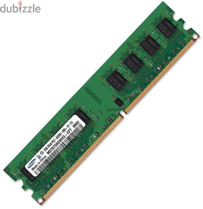 قطعتين رام ddr2 1gb وي قطعة 2gb