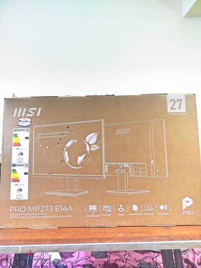 شاشة جديده جيمينج msi pro  وتنفع تلفزيون