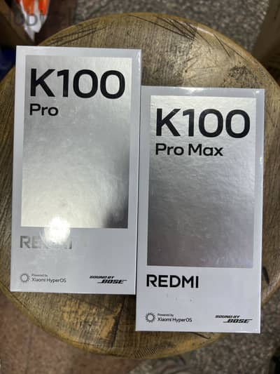 Redmi K100 Pro 256/12G / Pro Max 256/512G جديد متبرشم
