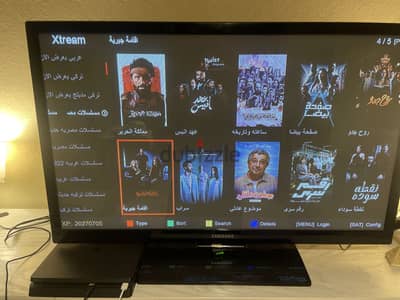 للبيع تلفزيون سامسونج بلازما 43" شغال تمام