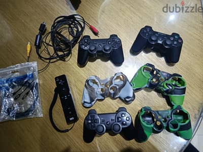 دراعات بلايستيشن 3 و ريموت Wii و تابلت جرافيك