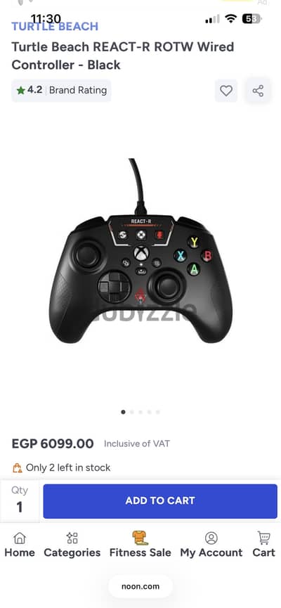 Turtle Beach REACT-R ROTW Wired Controller - Black