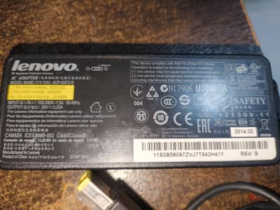 Adapter Lenovo 20v 3.35A  65w شاحن لينوفو