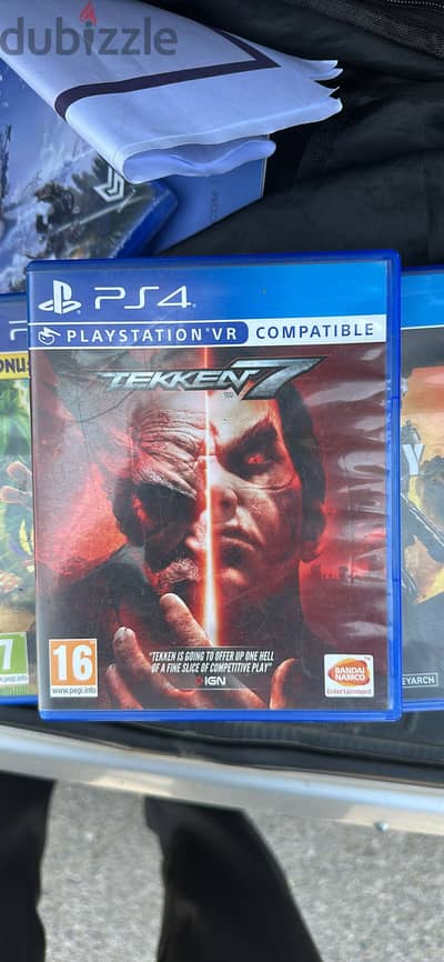 TEKKEN 7 PS4 CD PS VR COMPATIBLE LIKE NEW