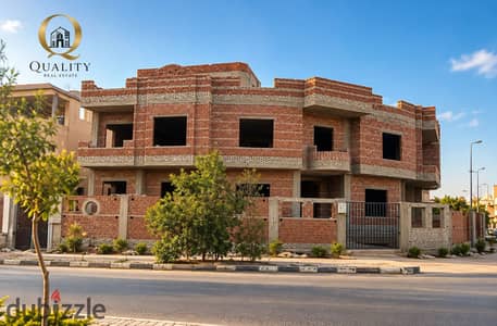 Villa For Sale 670 Sqm Corner Plot On Taha Hussein Main Road | East Academy | 1,206 Sqm Built-Up Area | Basement,Ground,First&Roof | Negotiable Price
