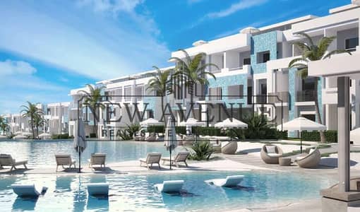 First Row Lagoon Fully Furnished Penthouse in Fouka Bay Ras El hikma With  4 ACS Ready to Move