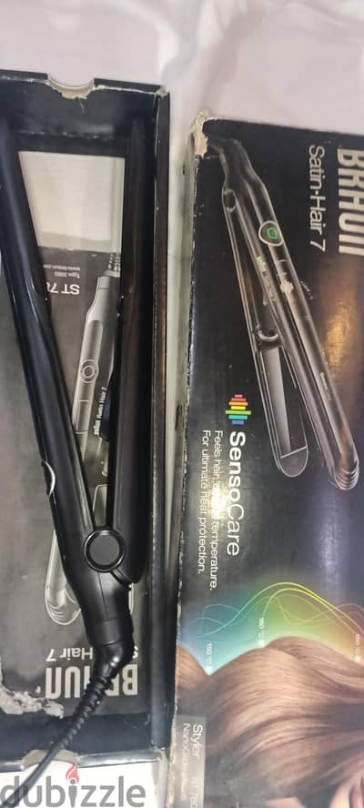 مكواة شعر Braun Satin Hair 7 SensoCare ST780 - كسر زيرو بالعلبة