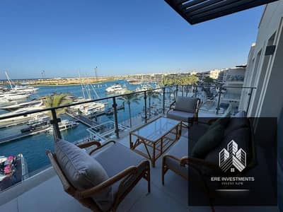 For sale at the lowest price: a fully furnished ground-floor chalet with a garden, ready for immediate occupancy in Marassi Marina 2