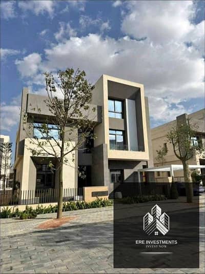 Twin house for sale in Saada Compound, Fifth Settlement - Lagoon view and green spaces + at below market price