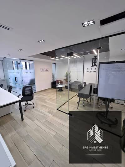 95 sqm administrative office for sale in View Plaza, Saada, next to Hassan Allam. | Installment plans available - Prime Location