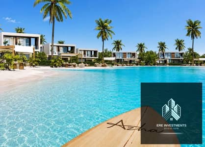 Senior chalet for sale in Azha Madar, North Coast, overlooking the lagoon, finished with air conditioning and kitchen - at a bargain price for a quick