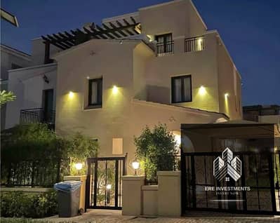 Luxury detached villa for rent, semi-furnished, in Mivida, Emaar, New Cairo. - Ready for viewing and immediate occupancy at a bargain price.