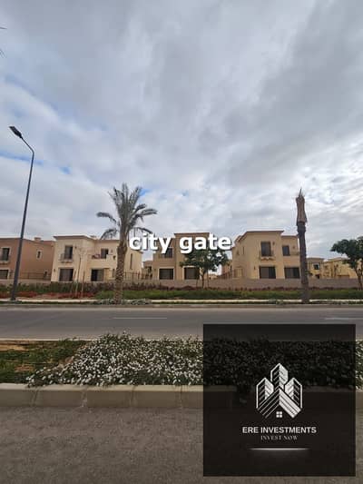 Town corner unit for sale in Sapphire City Gate, Qatari Diar, Fifth Settlement - below market price for quick sale - immediate delivery