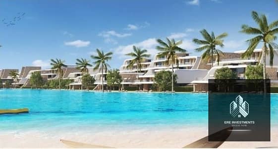 شاليه | متشطب بالكامل باتكيفات والمطبخ | دبل فيو لاجوون | للبيع في ازها الساحل الشمالي Azha North Coast