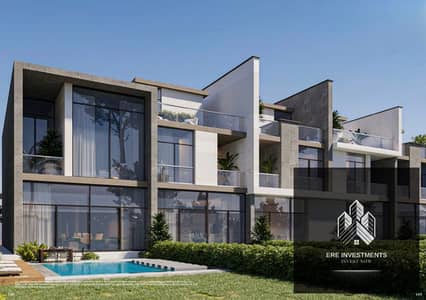Town House for sale at the lowest price in market and prime location with lagoon view in Saada New Cairo Town House for sale at the lowest price in market and prime location with lagoon view in Saada New Cairo