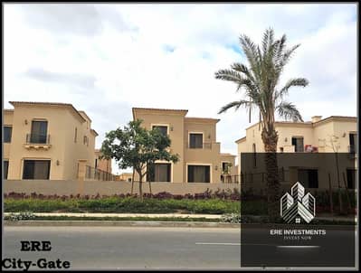 Villa for sale Ready to move at prime location with Open View - Overlooking Greenery in City Gate New Cairo