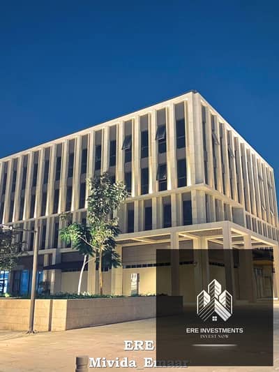 Clinic 71m Fully finished in very prime location at My Park, ready to deliver for rent in Mivida Emaar New Cairo