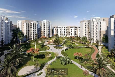 Fully finished 114-square-meter apartment for sale in Zed East compound, with a 10-year installment plan.